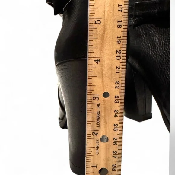 KATE SPADE New York Black Leather Ankle Boots – Bow Detail – Size 9 - Picture 8 of 8